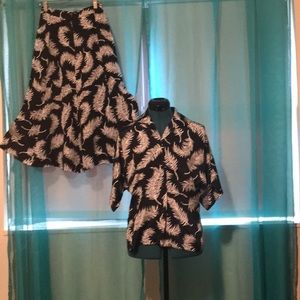 Women’s Vintage Two PCs Dress !